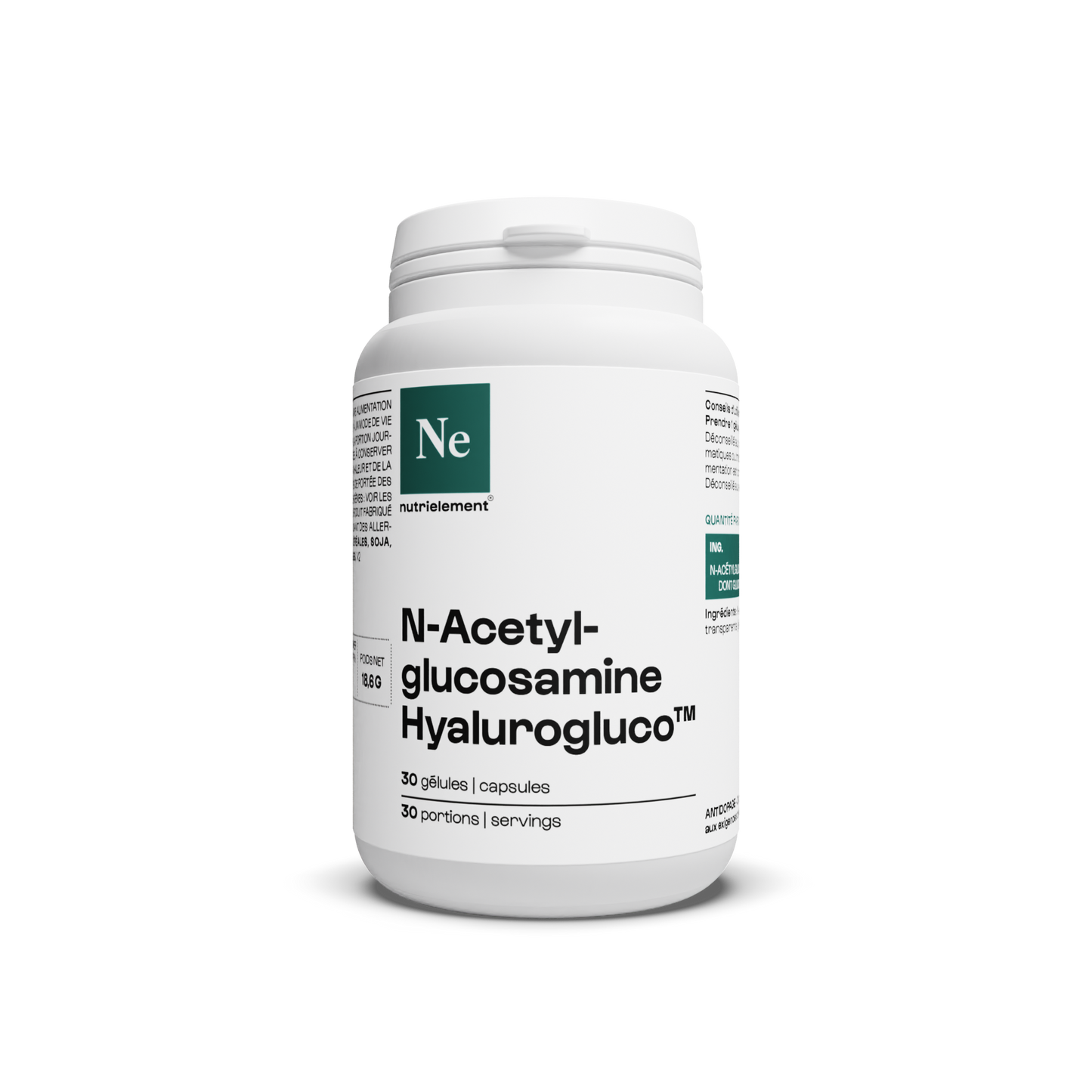 Glucosamine (N-Acetylglucosamine) Hyalurogluco™ en gélules