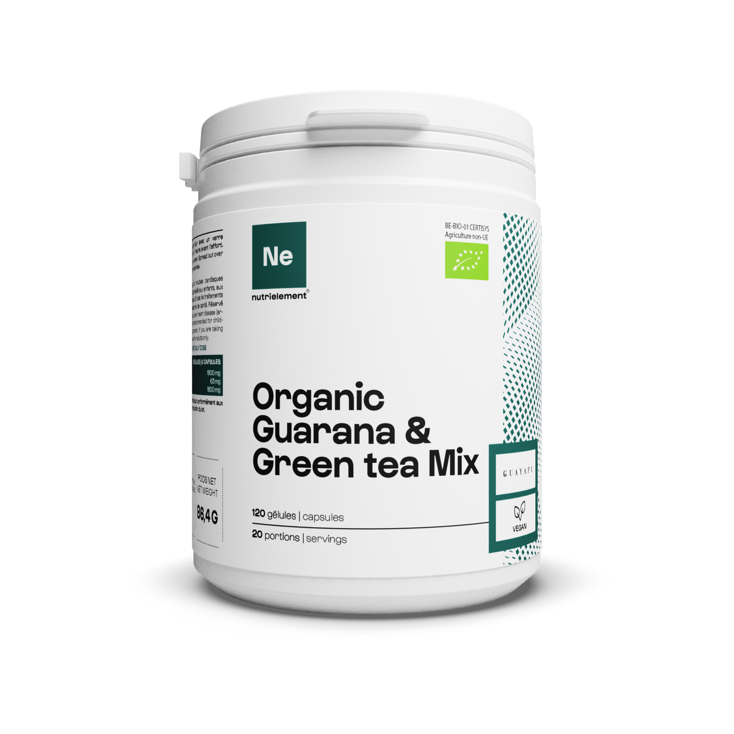 Natural Bio Booster : Mix Guarana & Thé Vert Bio - Booster