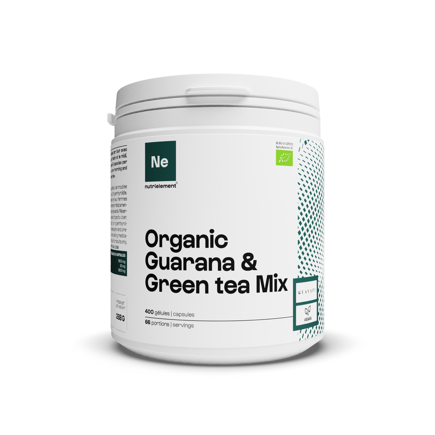 Natural Bio Booster : Mix Guarana & Thé Vert Bio - Booster