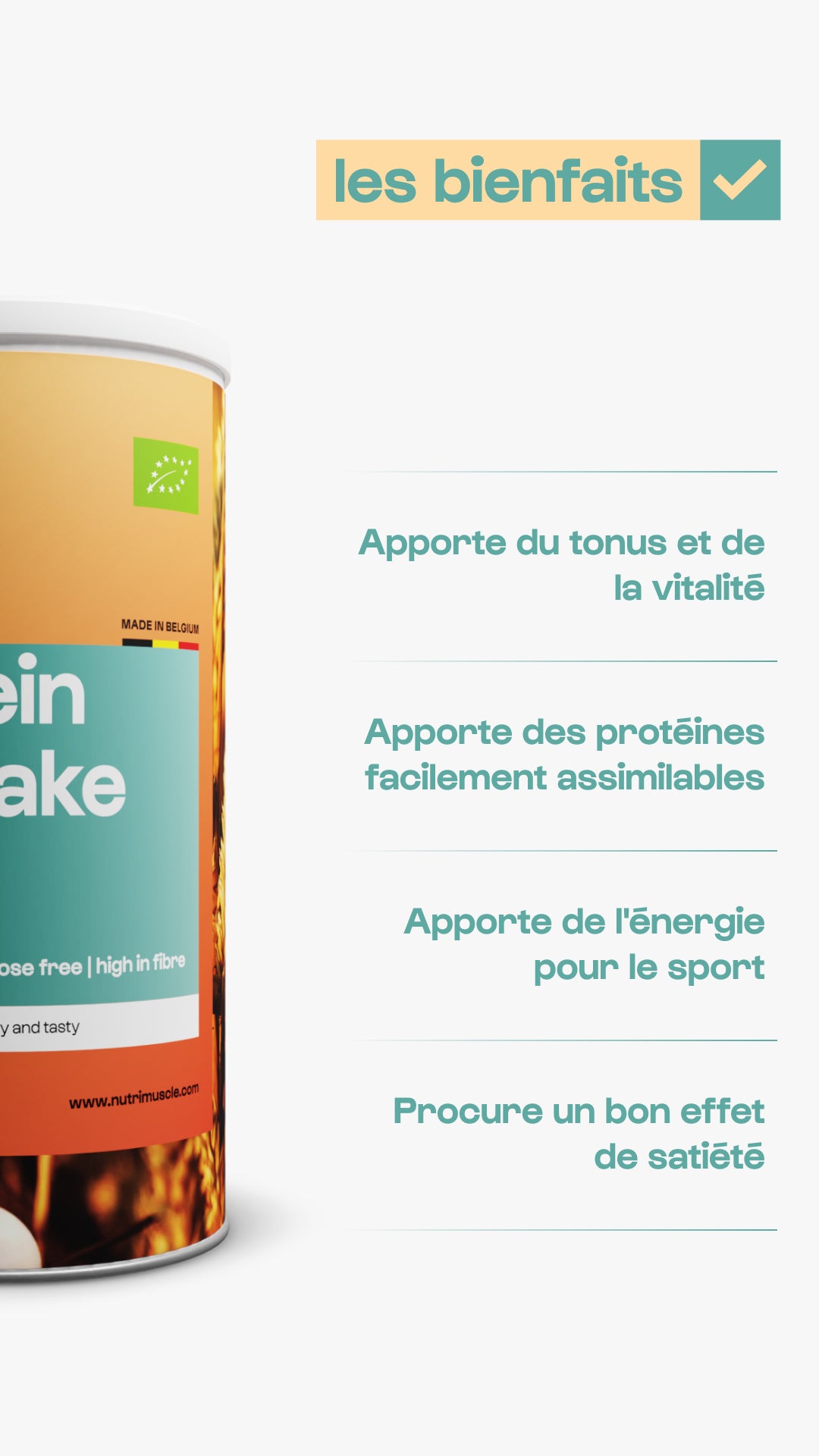 Mix pour pancakes bio - Protéines totales cacao