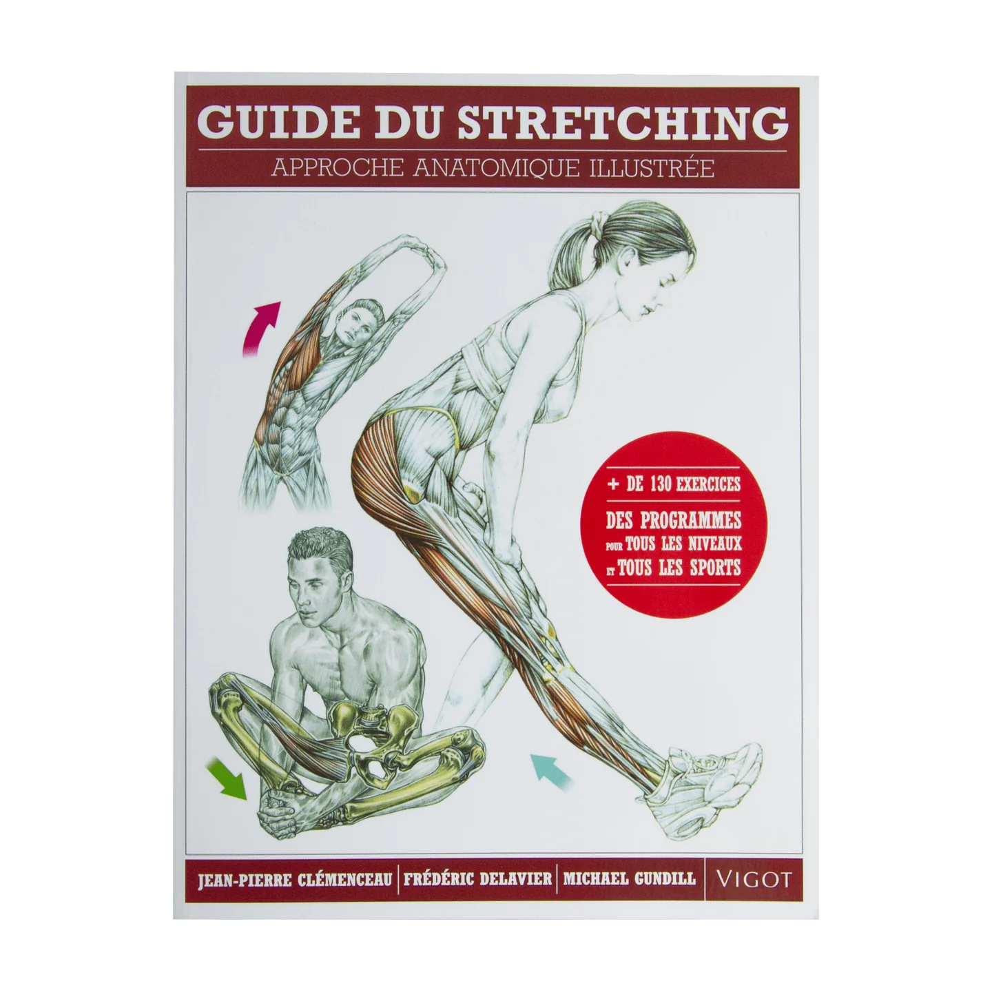Livre - Guide du Stretching - Delavier Gundill Clémenceau
